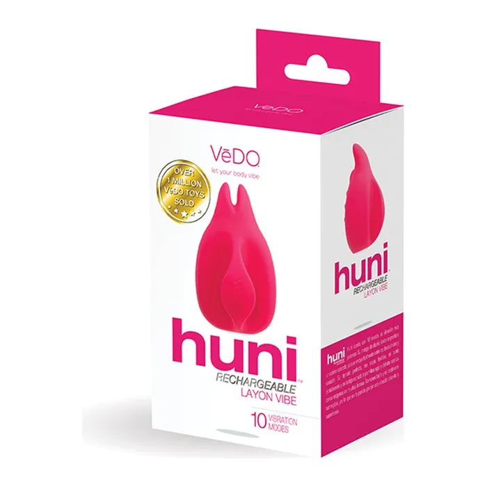 VeDO Vibrators Huni Rechargeable Finger Vibe Foxy Pink VeDO Vibrators Huni Rechargeable Finger Vibe Foxy Pink