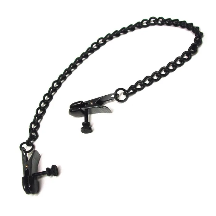 Anal Adj Nipple Clamps Clothespinstyle Black Spartacus