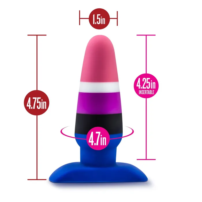 Anal Avant Avant Pride P5 Fluid Silicone Butt Plug