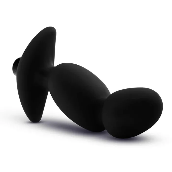 Anal Blush Silicone Vibrating Prostate Massager 04 Black
