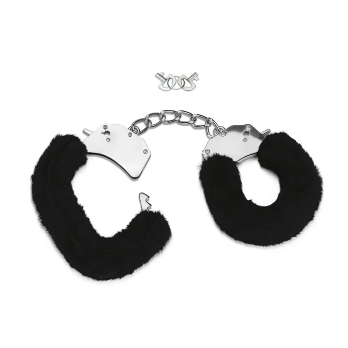 Anal Me You Us Furry Handcuffs Black ME YOU US