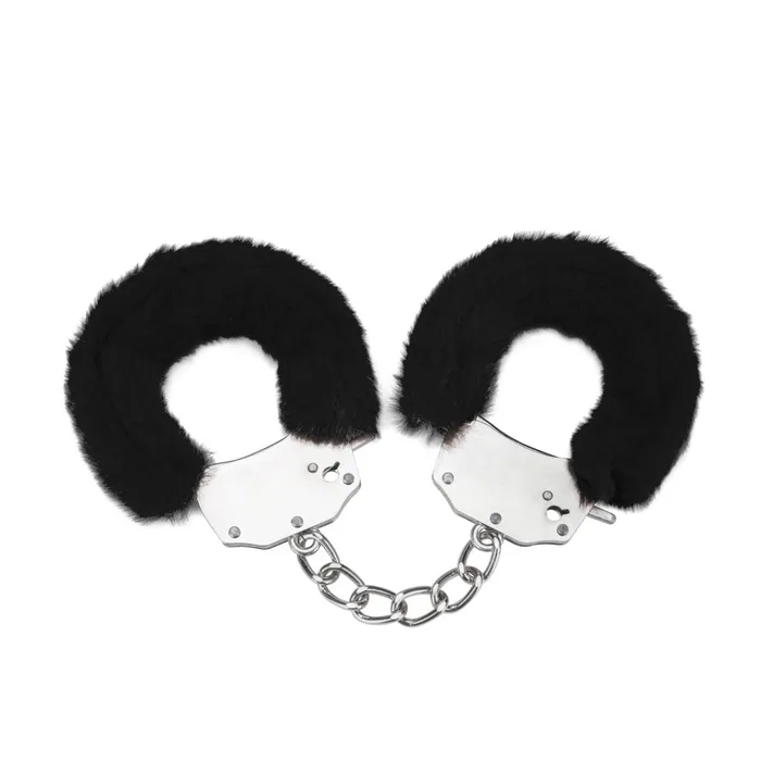 Anal Me You Us Furry Handcuffs Black ME YOU US