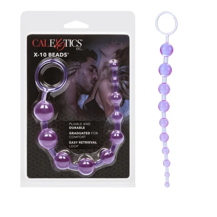CalExotics Anal X10 Anal Beads Purple