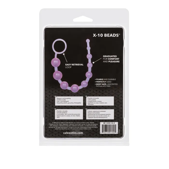 CalExotics Anal X10 Anal Beads Purple