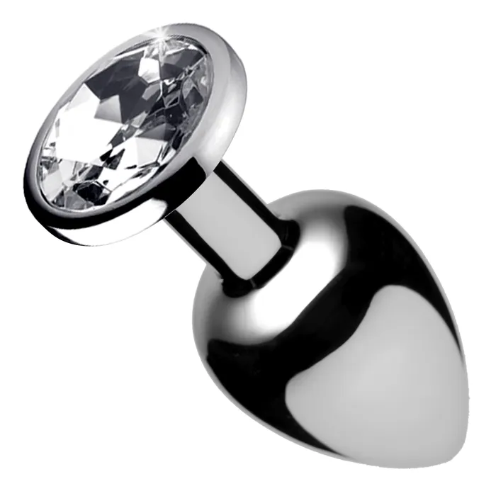 Clear Gem Anal Plug Small XR Brands Male Sex Toys