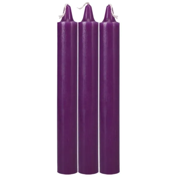 Doc Johnson Vibrators Doc Johnson Japanese Drip Candles 3 Pack Purple