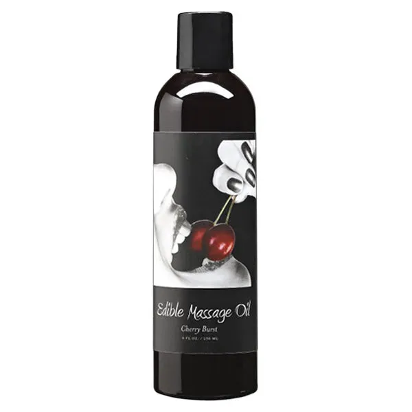 Earthly Body Couples Earthly Body Edible Massage Oil Cherry 8oz236ml