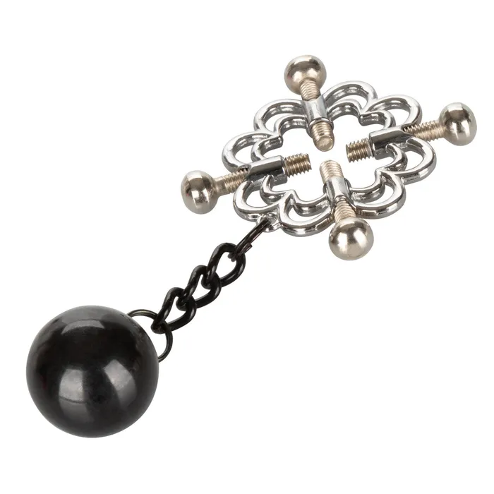 Female Sex Toys CalExotics Nipple Grips 4Point Weighted Nipple Press