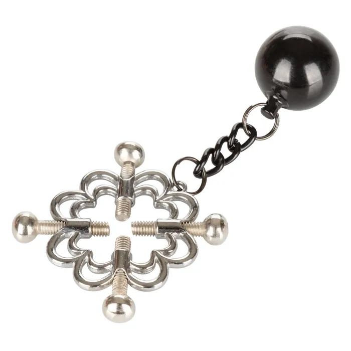 Female Sex Toys CalExotics Nipple Grips 4Point Weighted Nipple Press