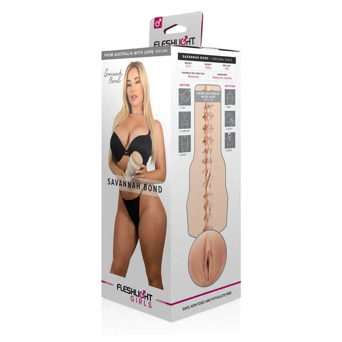 Fleshlight Girls Savannah Bond FROM AUSTRALIA WITH LOVE Fleshlight Male Sex Toys
