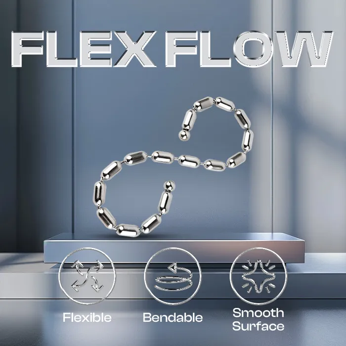 Flex Flow Flexible Stainless Steel Urethral Soundings FRISKY BUSINESS SG Male Sex Toys