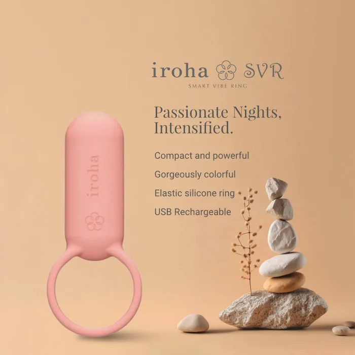 FRISKY BUSINESS SG Couples Iroha SVR Vibrating Cock Ring Coral Pink