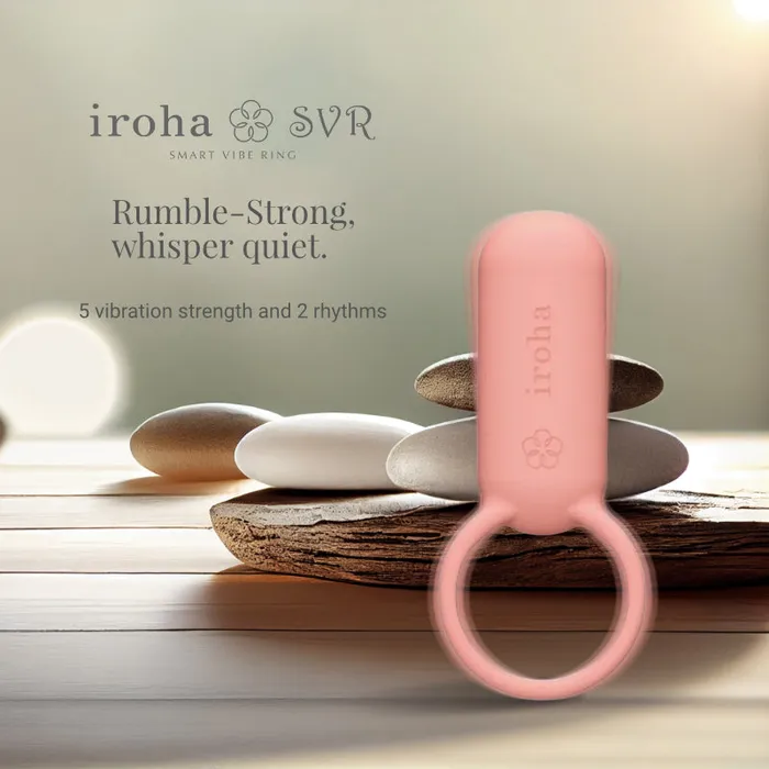 FRISKY BUSINESS SG Couples Iroha SVR Vibrating Cock Ring Coral Pink