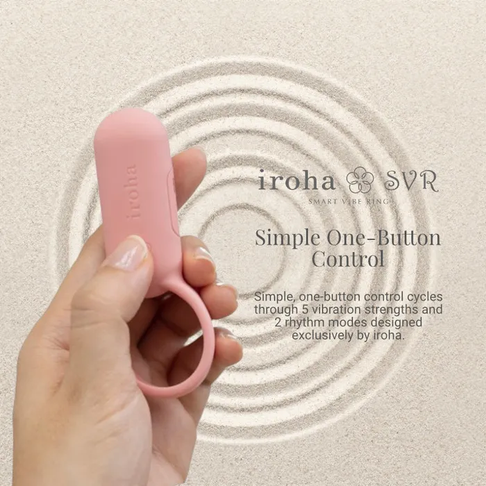FRISKY BUSINESS SG Couples Iroha SVR Vibrating Cock Ring Coral Pink