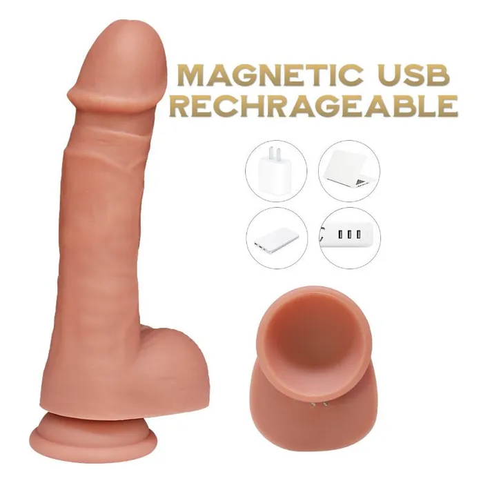 FRISKY BUSINESS SG Female Sex Toys Uranus Realistic Vibrating and Rotating Dildo