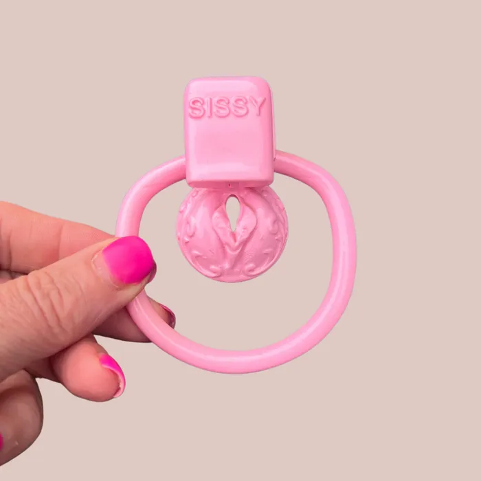House of Chastity Male Sex Toys Ornate Scroll Sissy Pussy Micro Chastity Cage Kit House of Chastity Male Sex Toys Ornate Scroll Sissy Pussy Micro Chastity Cage Kit