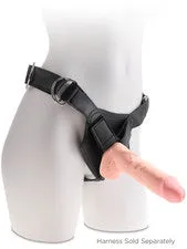 King Cock Dildos King Cock 10 3D Triple Density Fat Cock With Balls