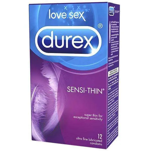 Male Sex Toys Durex Extra Sensitive Thin Condoms 12 Pack Durex