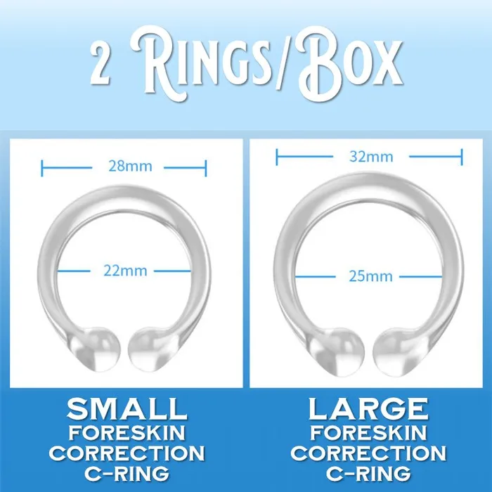 Male Sex Toys FRISKY BUSINESS SG Cock CRing Foreskin Correction Device