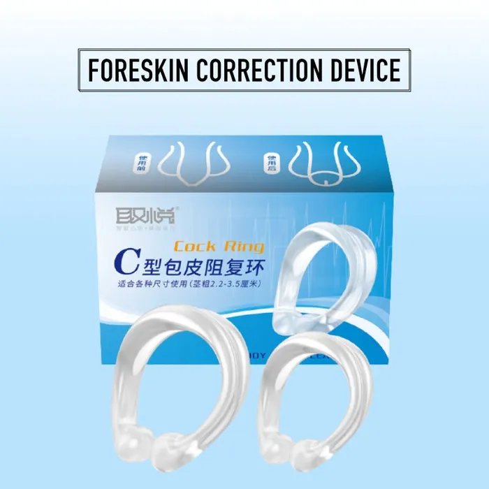 Male Sex Toys FRISKY BUSINESS SG Cock CRing Foreskin Correction Device
