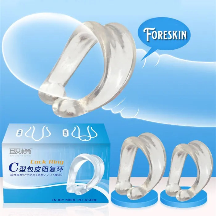 Male Sex Toys FRISKY BUSINESS SG Cock CRing Foreskin Correction Device