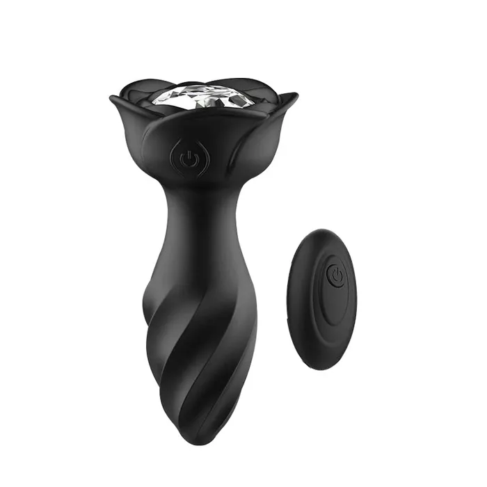 Male Sex Toys FRISKY BUSINESS SG MidBlossom Magic Vibrating Anal Plug with Remote Control Male Sex Toys FRISKY BUSINESS SG MidBlossom Magic Vibrating Anal Plug with Remote Control