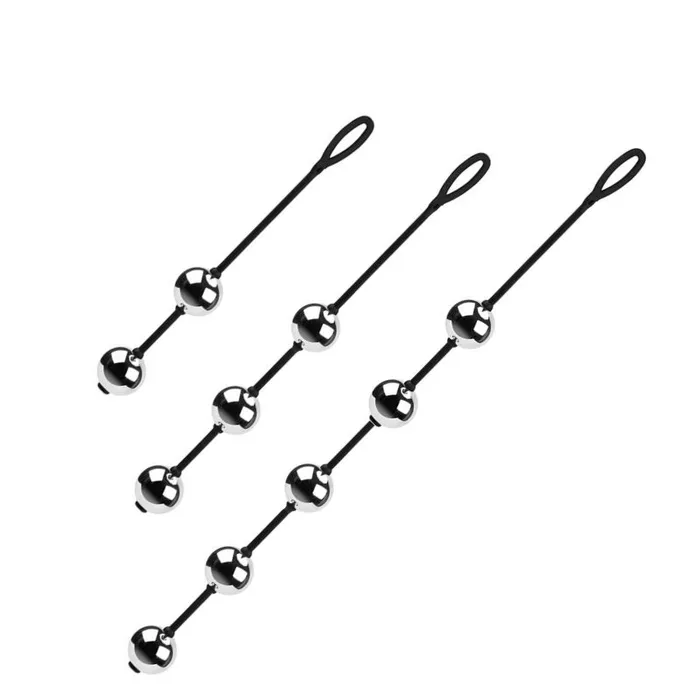 Male Sex Toys FRISKY BUSINESS SG Stainless Steel String Beads