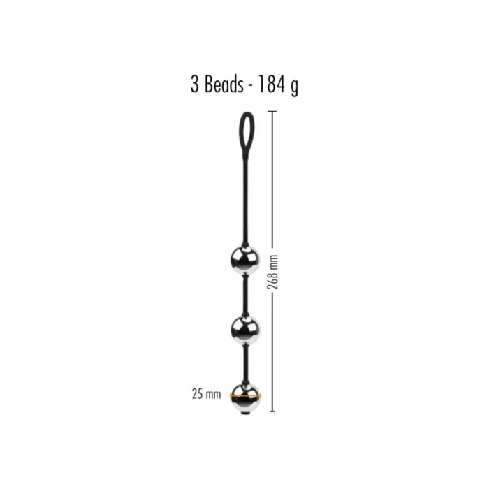 Male Sex Toys FRISKY BUSINESS SG Stainless Steel String Beads