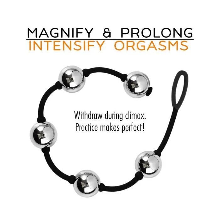 Male Sex Toys FRISKY BUSINESS SG Stainless Steel String Beads