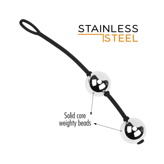 Male Sex Toys FRISKY BUSINESS SG Stainless Steel String Beads