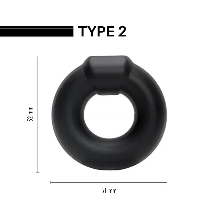 Male Sex Toys FRISKY BUSINESS SG The Grip Guard Silicone Cock Rings