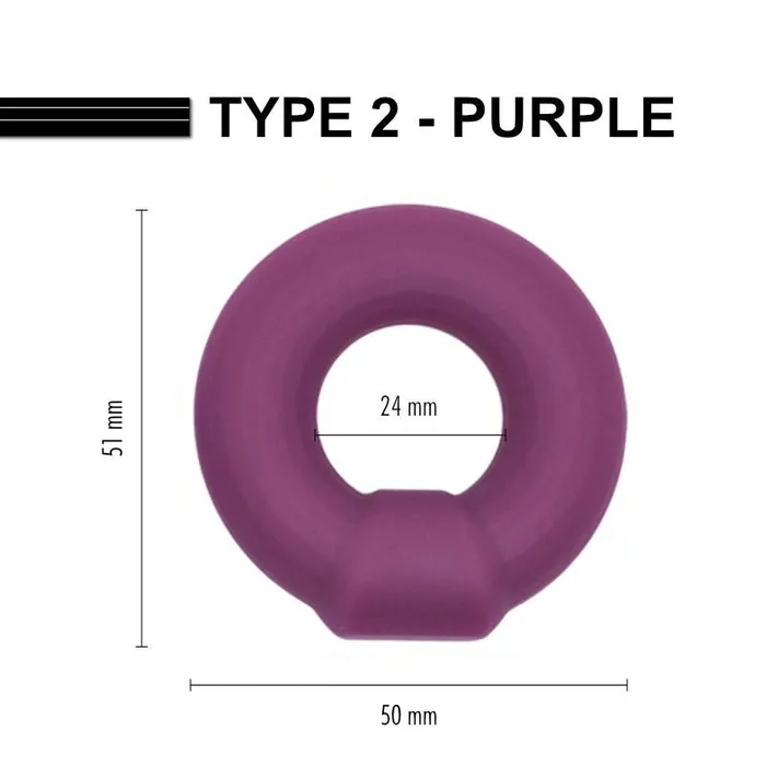 Male Sex Toys FRISKY BUSINESS SG The Grip Guard Silicone Cock Rings