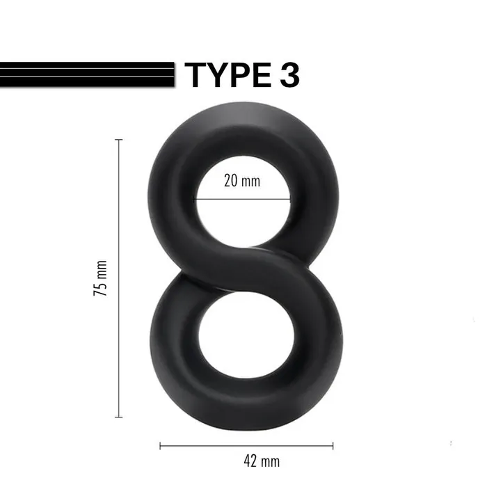 Male Sex Toys FRISKY BUSINESS SG The Grip Guard Silicone Cock Rings