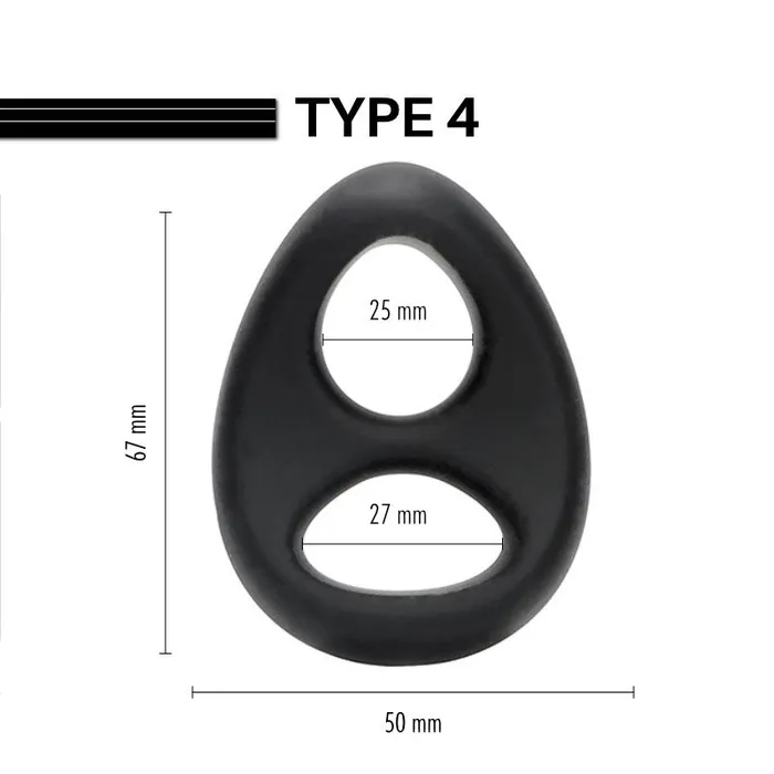 Male Sex Toys FRISKY BUSINESS SG The Grip Guard Silicone Cock Rings