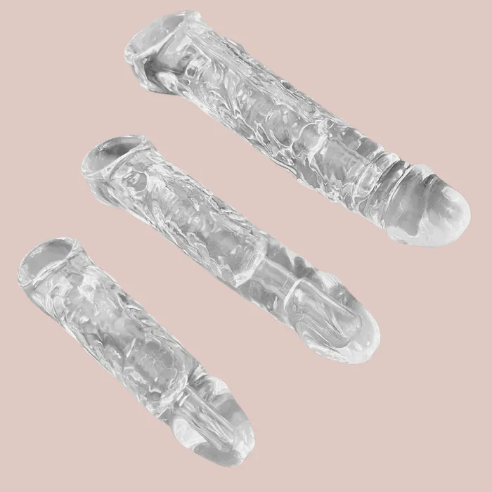 Penis Sleeve Enlarger House of Chastity Male Sex Toys