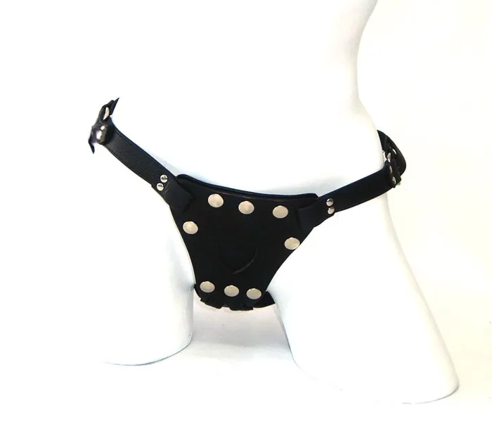 SAX Leather Deluxe StrapOn With Snaps SAX Leather Female Sex Toys