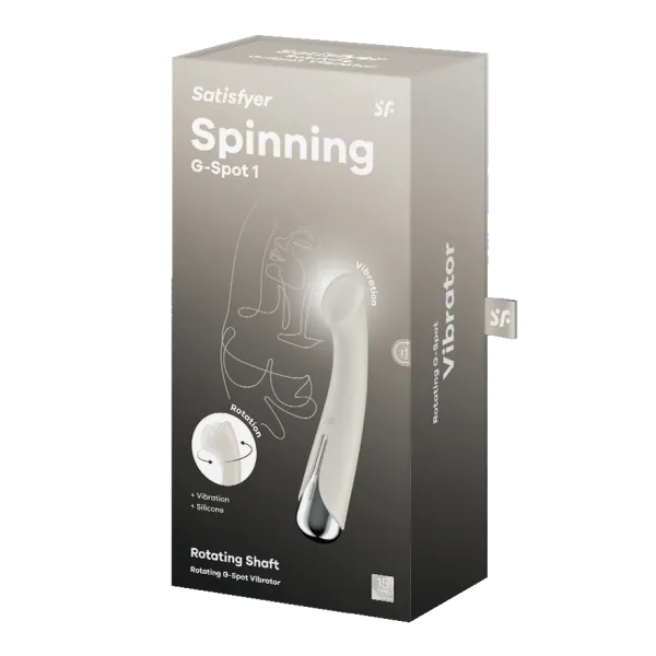 Satisfyer Spinning GSpot 1 Rechargeable Rotating Vibrator Beige Windsor Wholesale Vibrators
