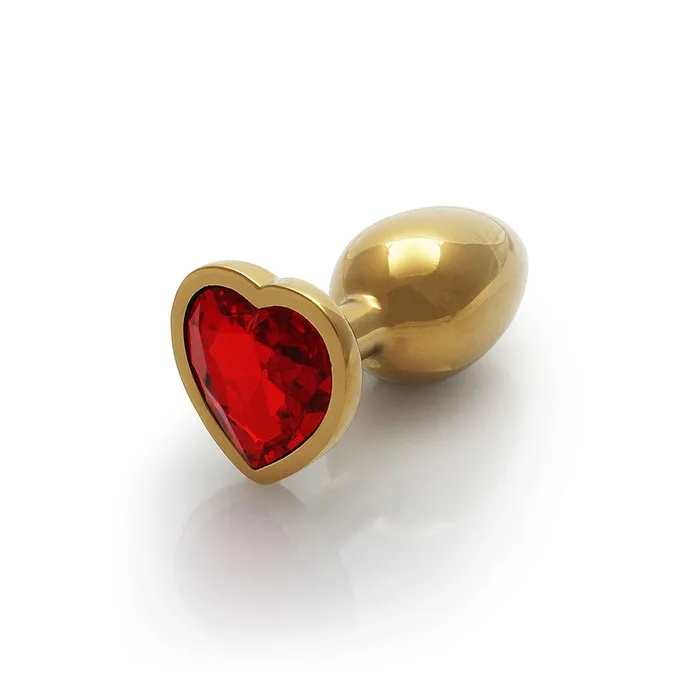 Shots America Heart Gem Butt Plug Small Ruby Red Anal