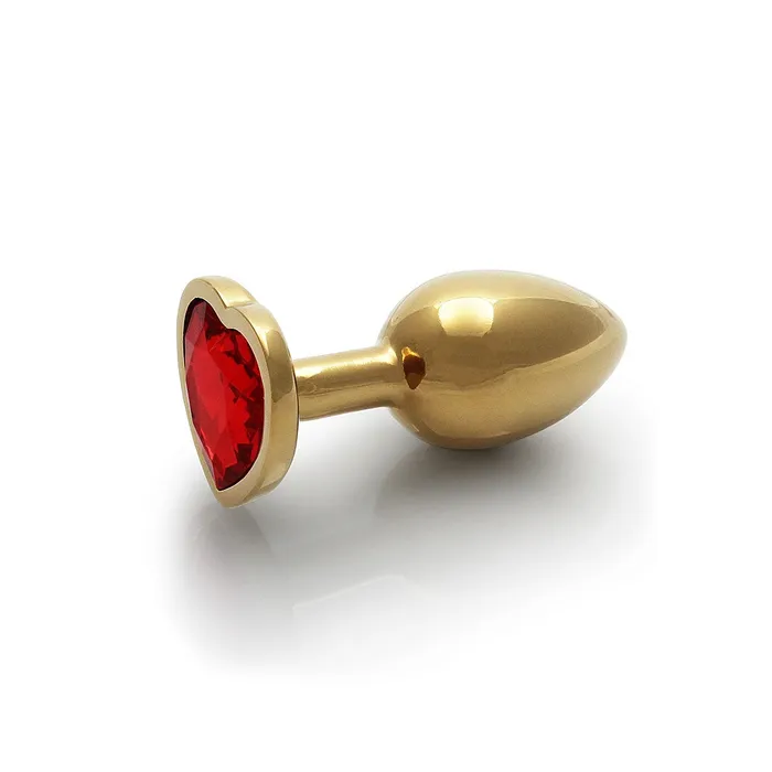 Shots America Heart Gem Butt Plug Small Ruby Red Anal