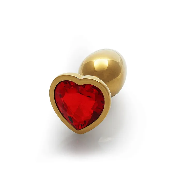Shots America Heart Gem Butt Plug Small Ruby Red Anal