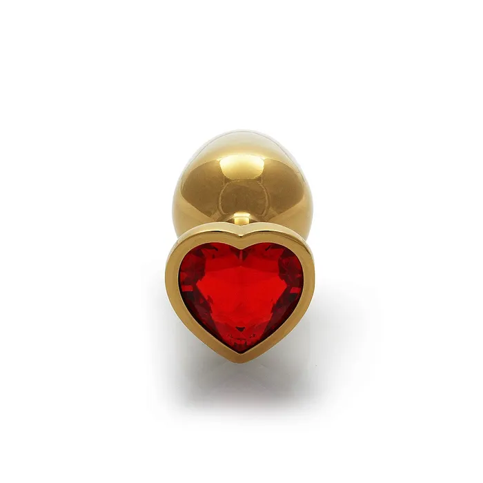 Shots America Heart Gem Butt Plug Small Ruby Red Anal