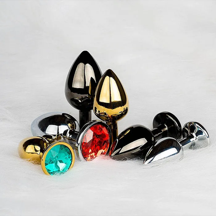 Shots America Heart Gem Butt Plug Small Ruby Red Anal
