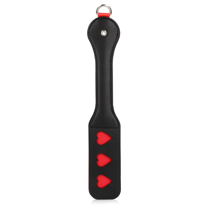 SHOTS Hearts Paddle with Metal Anal Plug SHOTS Male Sex Toys