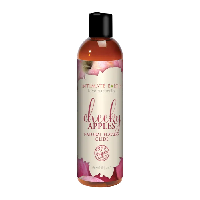 Vibrators Intimate Earth Natural Flavors Glide Cheeky Apples Intimate Earth