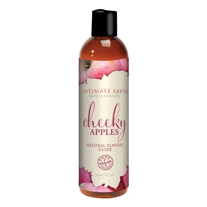 Vibrators Intimate Earth Natural Flavors Glide Cheeky Apples Intimate Earth