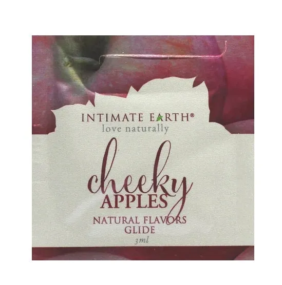 Vibrators Intimate Earth Natural Flavors Glide Cheeky Apples Intimate Earth