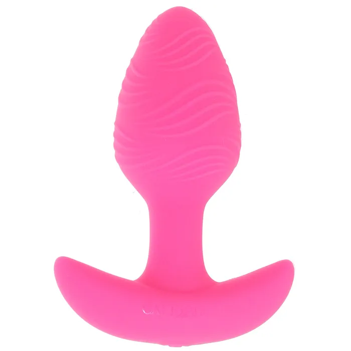 Anal Cheeky GlowInTheDark Vibrating Butt Plug in Pink CalExotics
