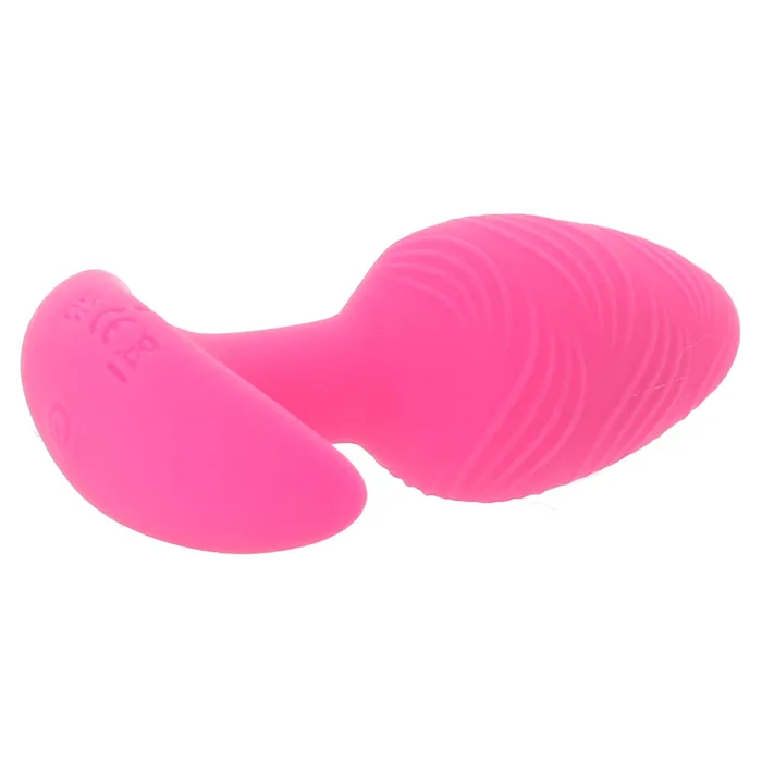 Anal Cheeky GlowInTheDark Vibrating Butt Plug in Pink CalExotics
