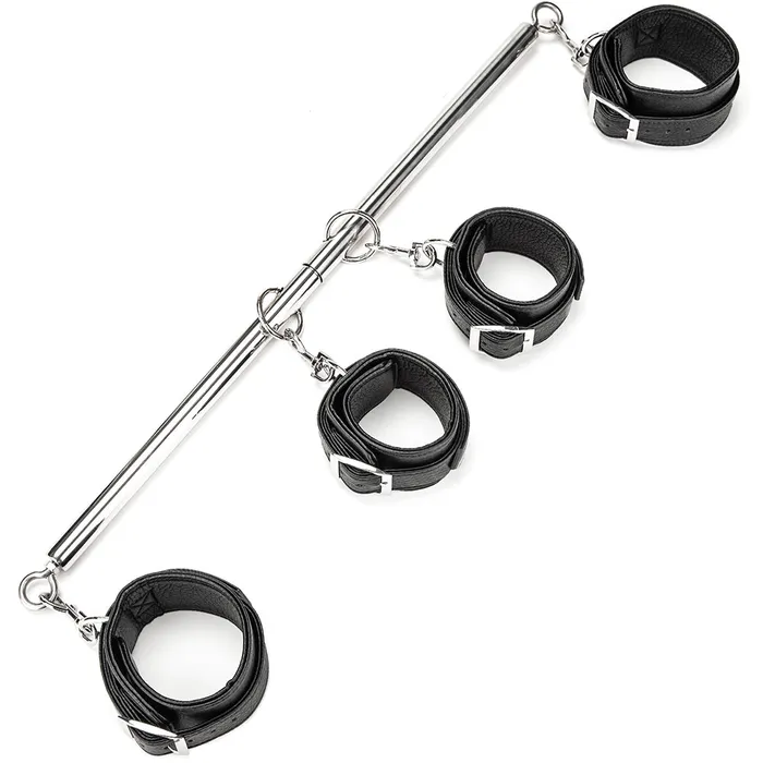 Anal Electric Eel Lux Fetish 4 Cuff Expandable Spreader Bar Set