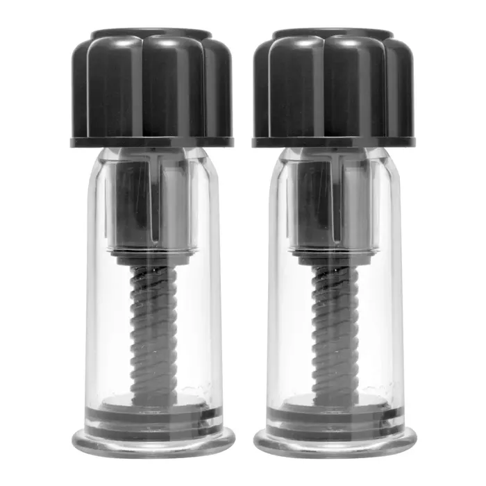 Anal Master Series Master Series Black Maxxx Powerful Twist Nipple Suckers